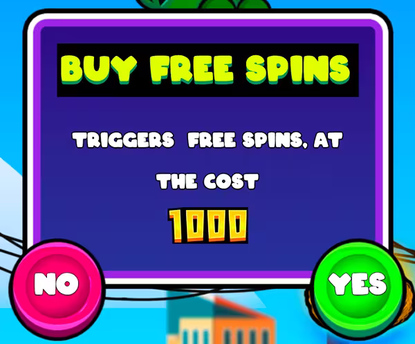 Tappy Bird bonus buy menu screen