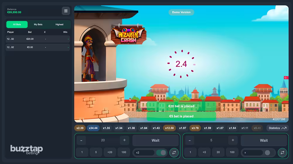 Hezarfen Crash by PopOK Gaming gameplay screenshot