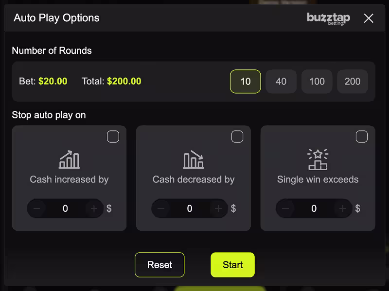Avi PopOK Gaming autoplay menu settings