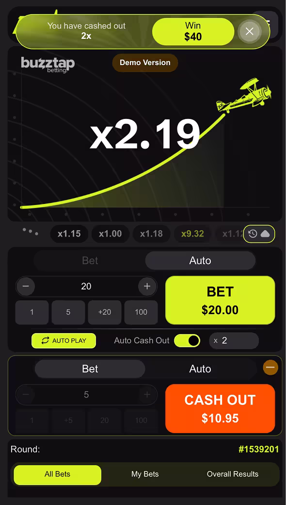 Avi PopOK Gaming mobile gameplay live cash out winning round