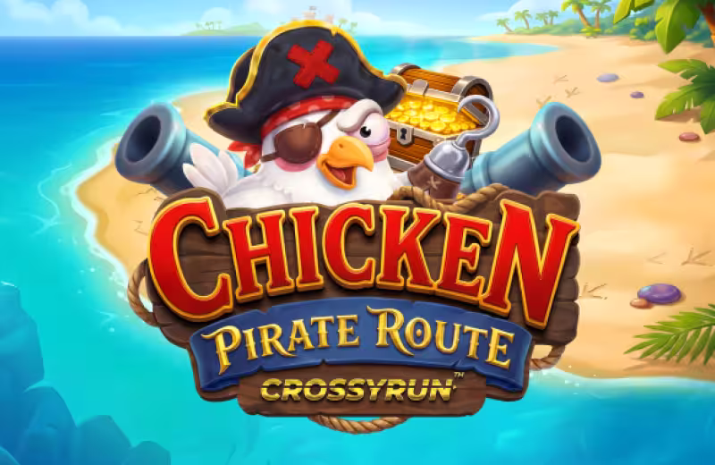 Chicken Pirate Route casino game logo