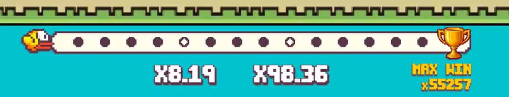 Tappy Bird game progress meter screenshot