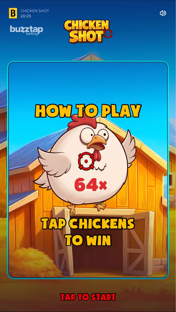 Chicken Shot by BGaming mobile gameplay loading screen