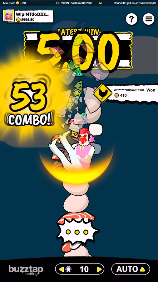 Toridama Tap Smash mobile screenshot Combo Smash