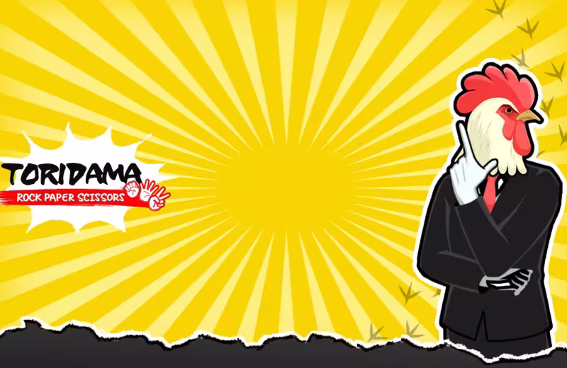 Toridama Rock Paper Scissors game logo
