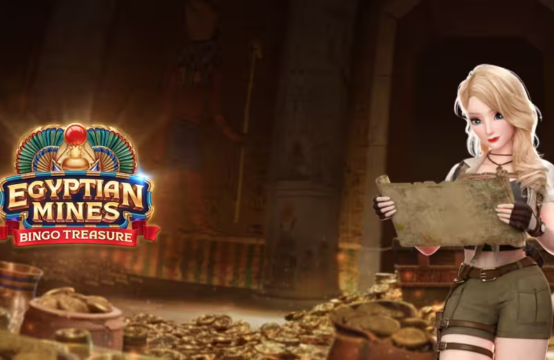 Egyptian Mines KingMidas game logo