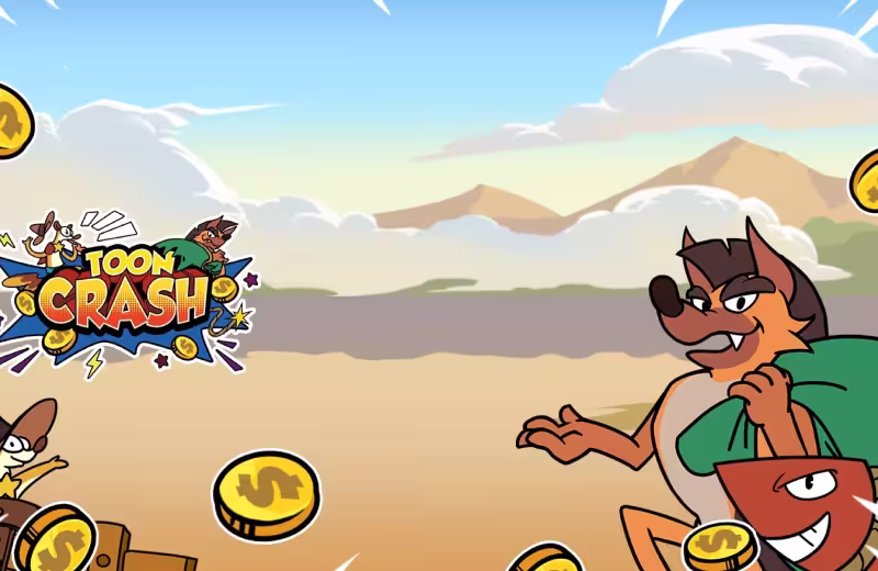 Toon Crash KingMidas game logo