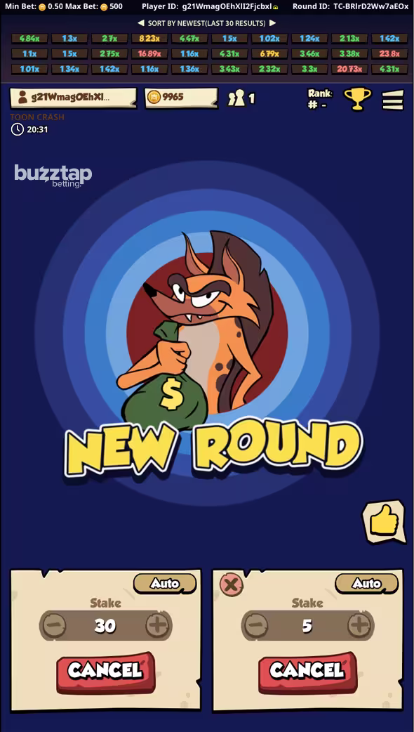 Toon Crash mobile gameplay screenshot game preloader