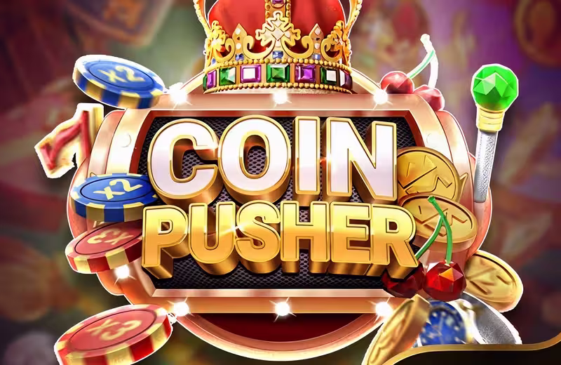 Coin Pusher casino game logo