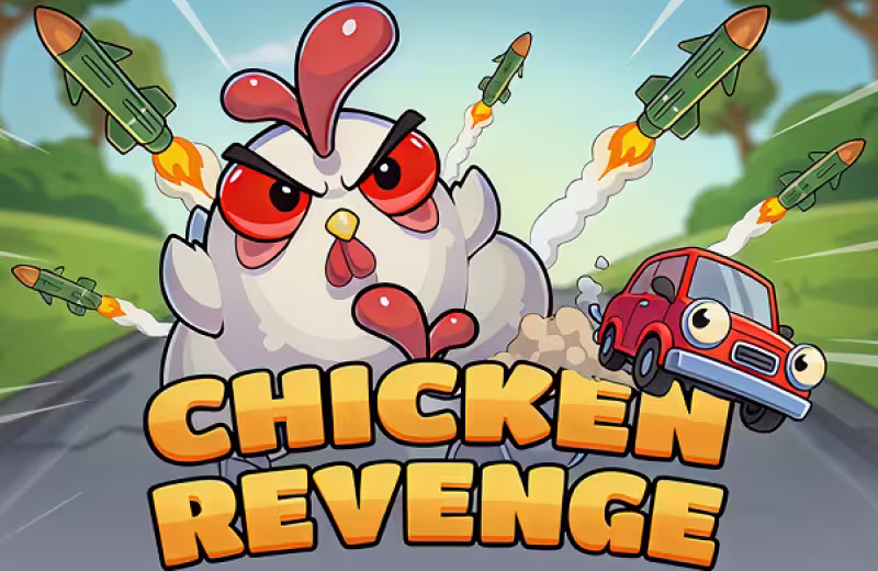 Chicken Revenge Pixmove casino game logo
