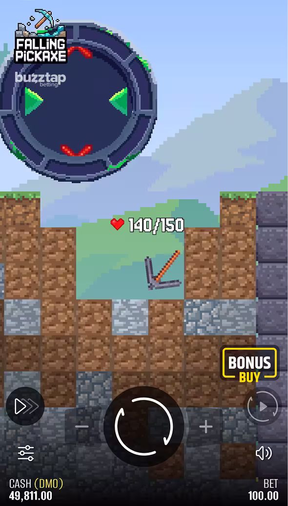 Falling Pickaxe mobile gameplay screenshot