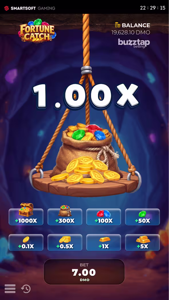 Fortune Crash mobile gameplay screenshot