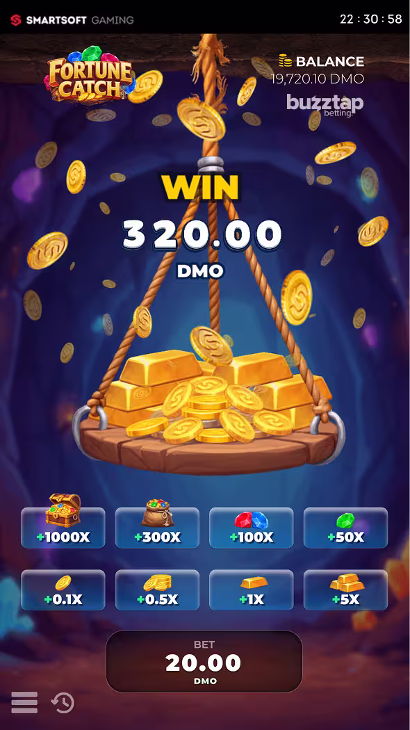 Fortune Crash mobile gameplay screenshot cash out
