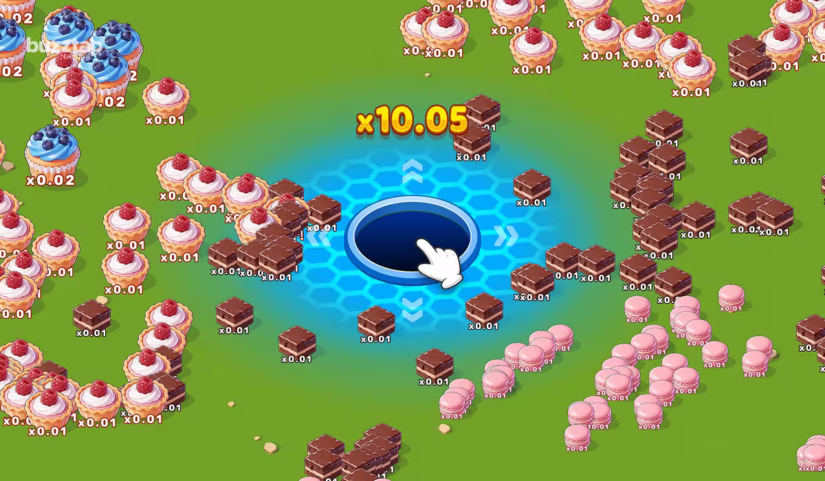 Candy Hole gameplay with Bonus Shield activated