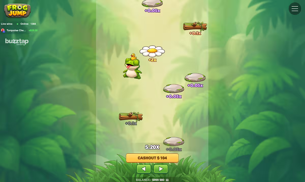Frog Jump gameplay screenshot