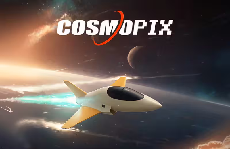 CosmoPix crash game logo