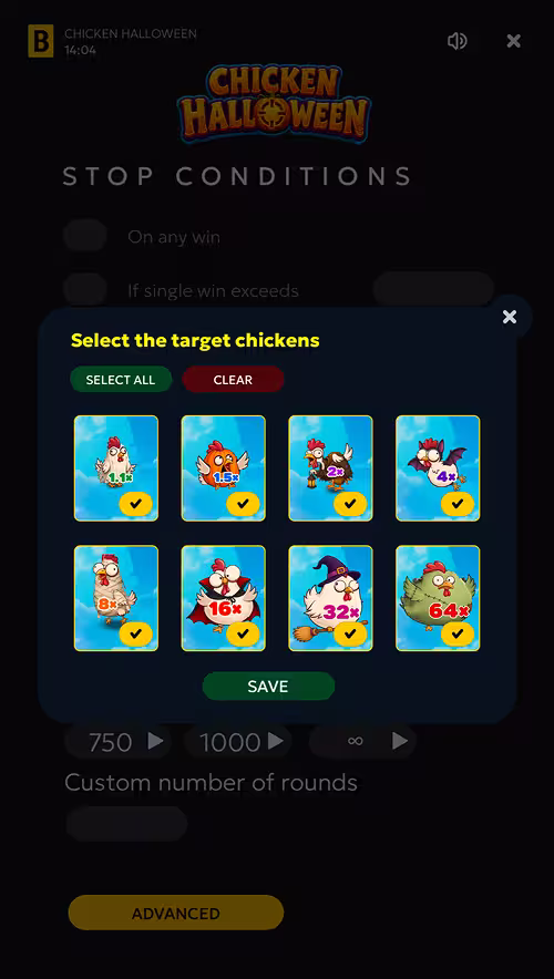 Chicken Halloween mobile gameplay screenshot 3