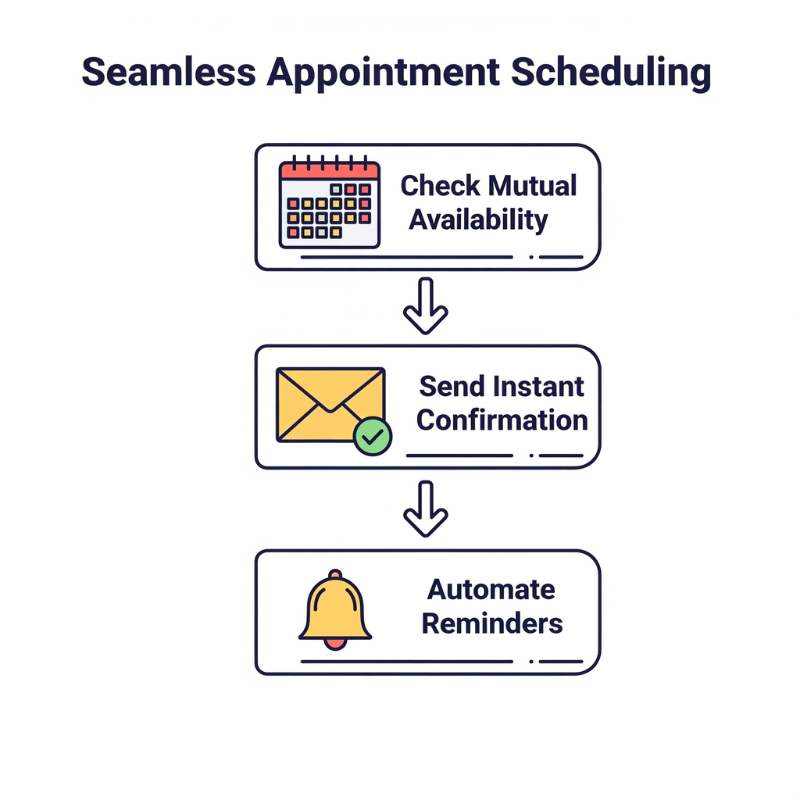 Let AI Handle Your Scheduling - Across Voice, Chat, & Email  Stop losing leads or customers to missed calls and back-and-forths. With SigmaMind, you can deploy AI agents that book, reschedule, and remind - automatically, and around the clock. Service providers, healthcare brands, home maintenance firms, and consultants use SigmaMind to reduce no-shows, speed up bookings, and improve coordination.