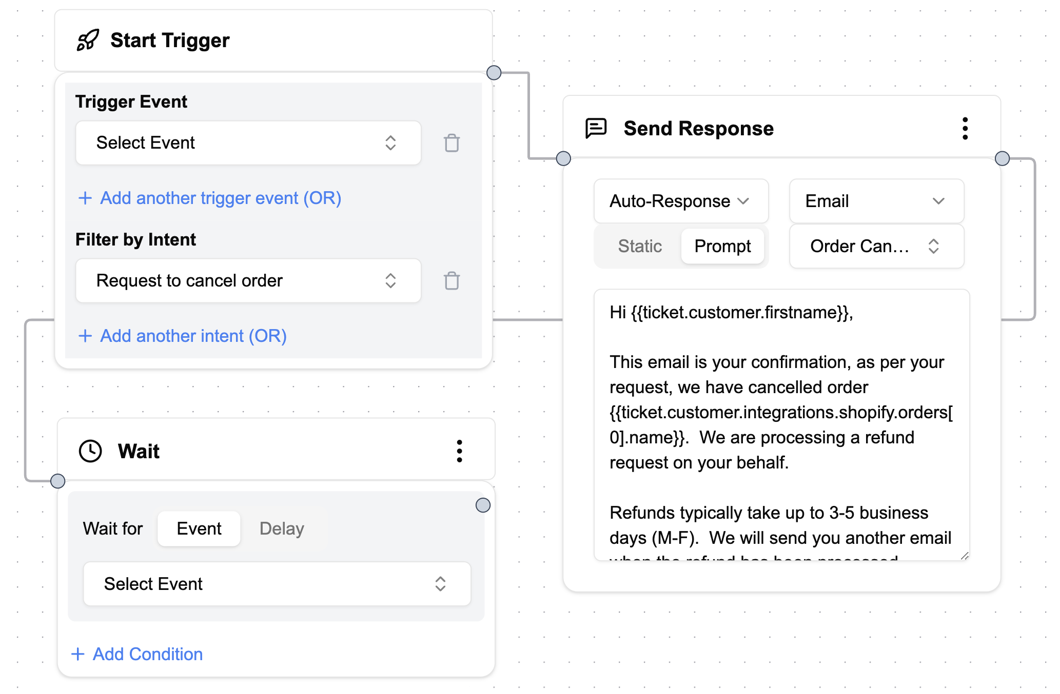 SigmaMind AI's no-code Agent Builder lets you design conversational workflows across voice, chat, and email - with real actions, not just replies.Whether you're building for customer support, outbound sales, or post-purchase engagement, launch agents that resolve, escalate, and convert.