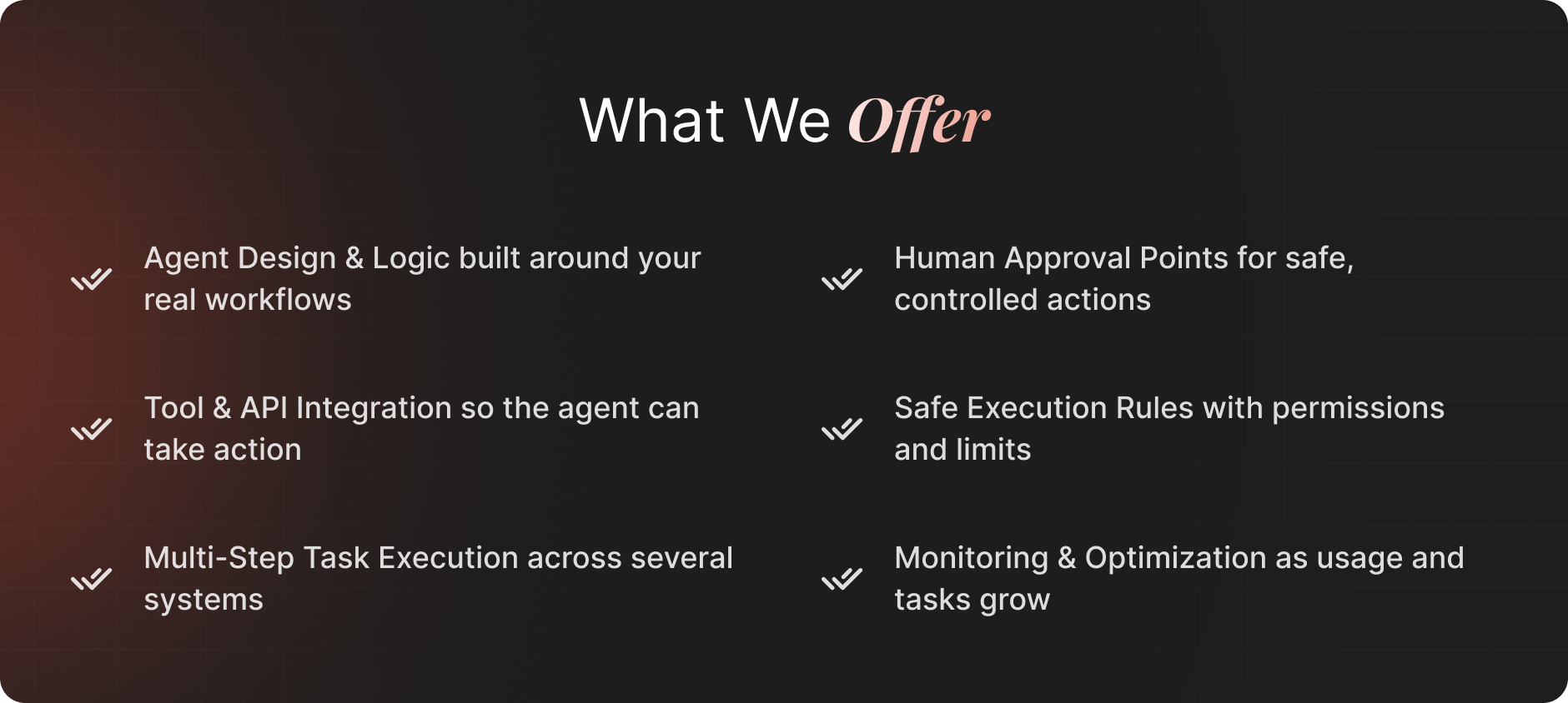 AI Agents for Complex Tasks solution by Amilek Consultancy