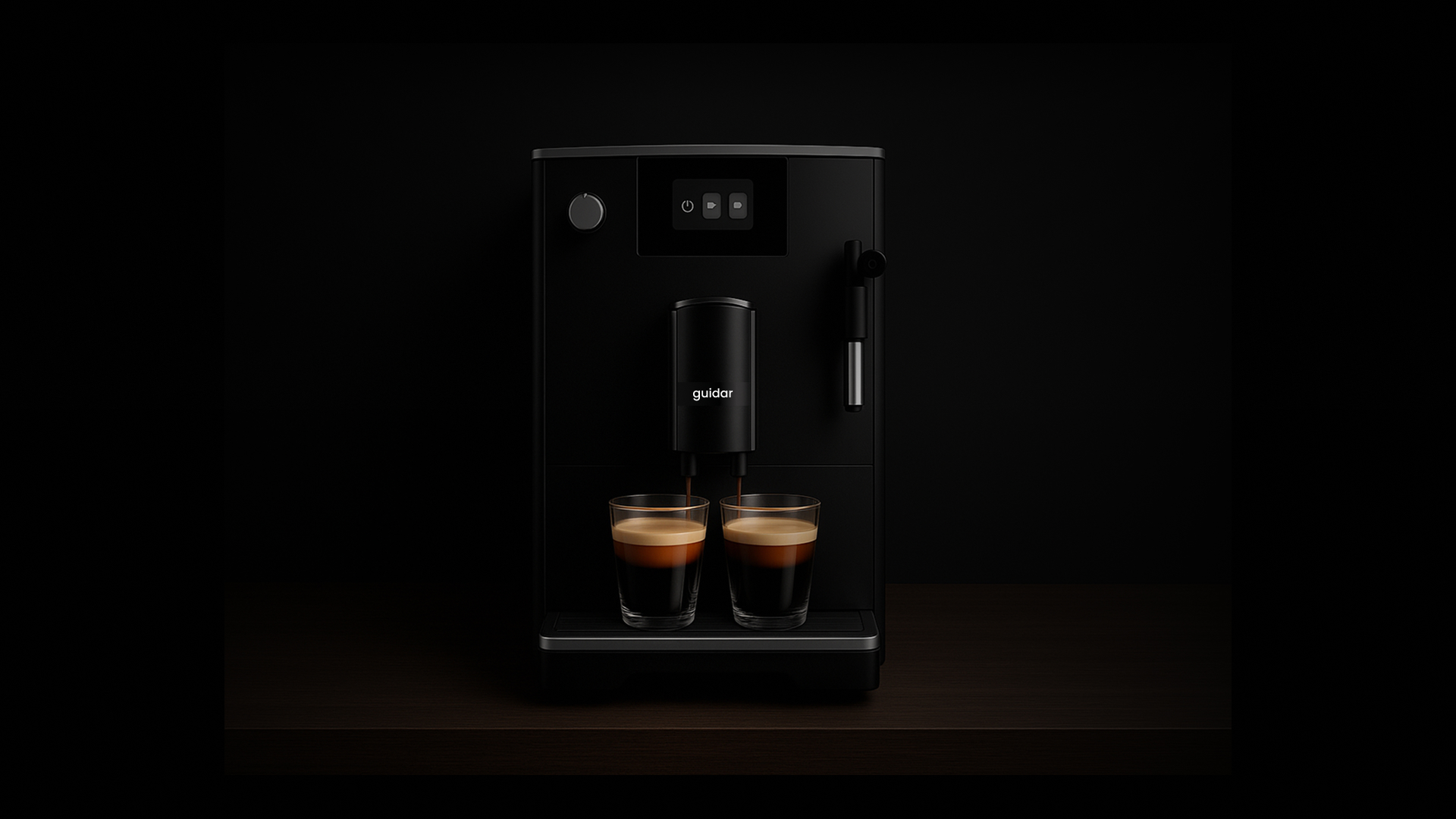 Maschine mit markierten Komponenten