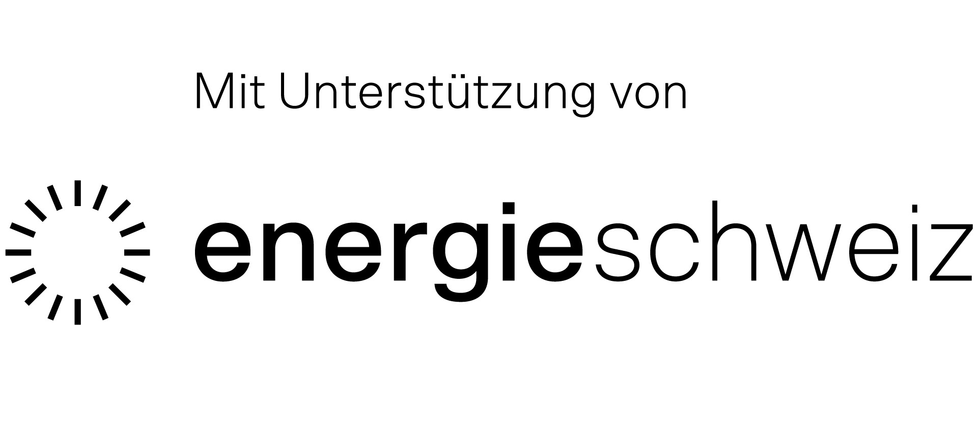Unterstützung Energie Schweiz