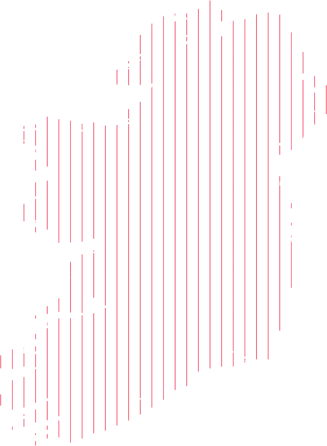 Bar chart showing the rising national debt of the United States from 1990 to a projected 2023, with debt increasing from $3.9 trillion in 1990 to a projected $33.8 trillion in 2023.