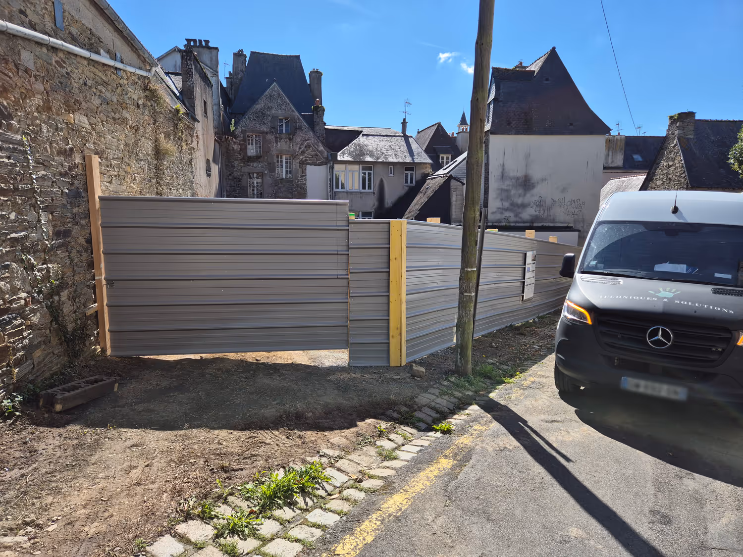 Image d'un chantier sécurisé