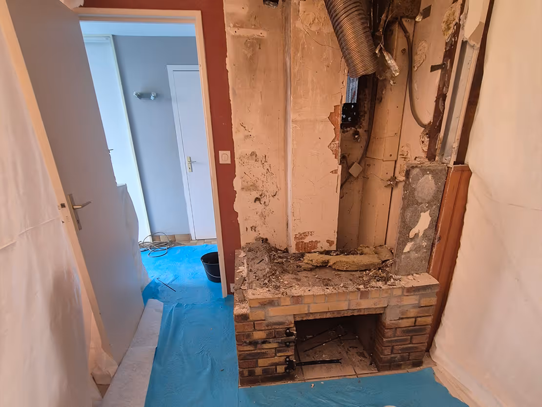 Aménagement intérieur, cheminée