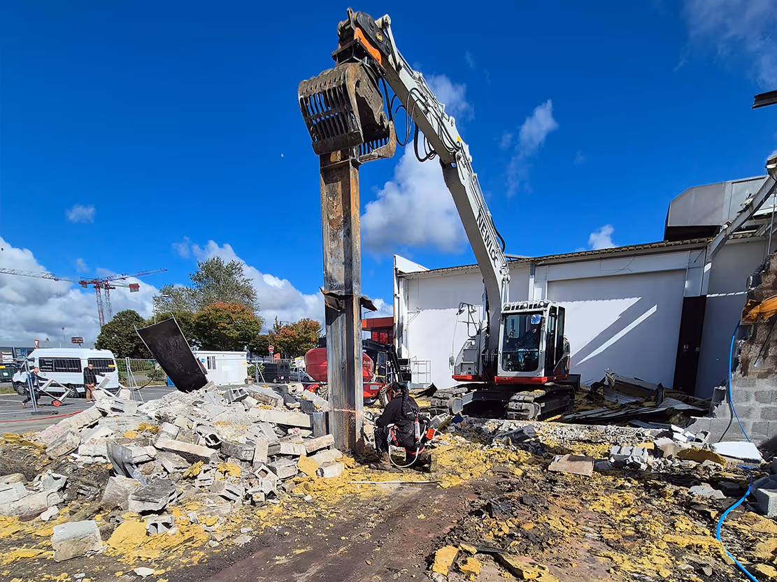 démolition chantier