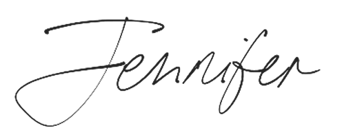 Signature reading 'Jennifer' in cursive handwriting.