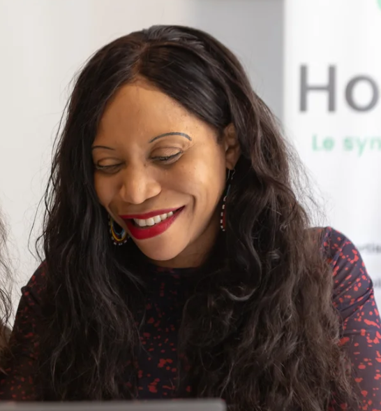 [headshot] image of customer giving a testimonial (for a ai biotech company)