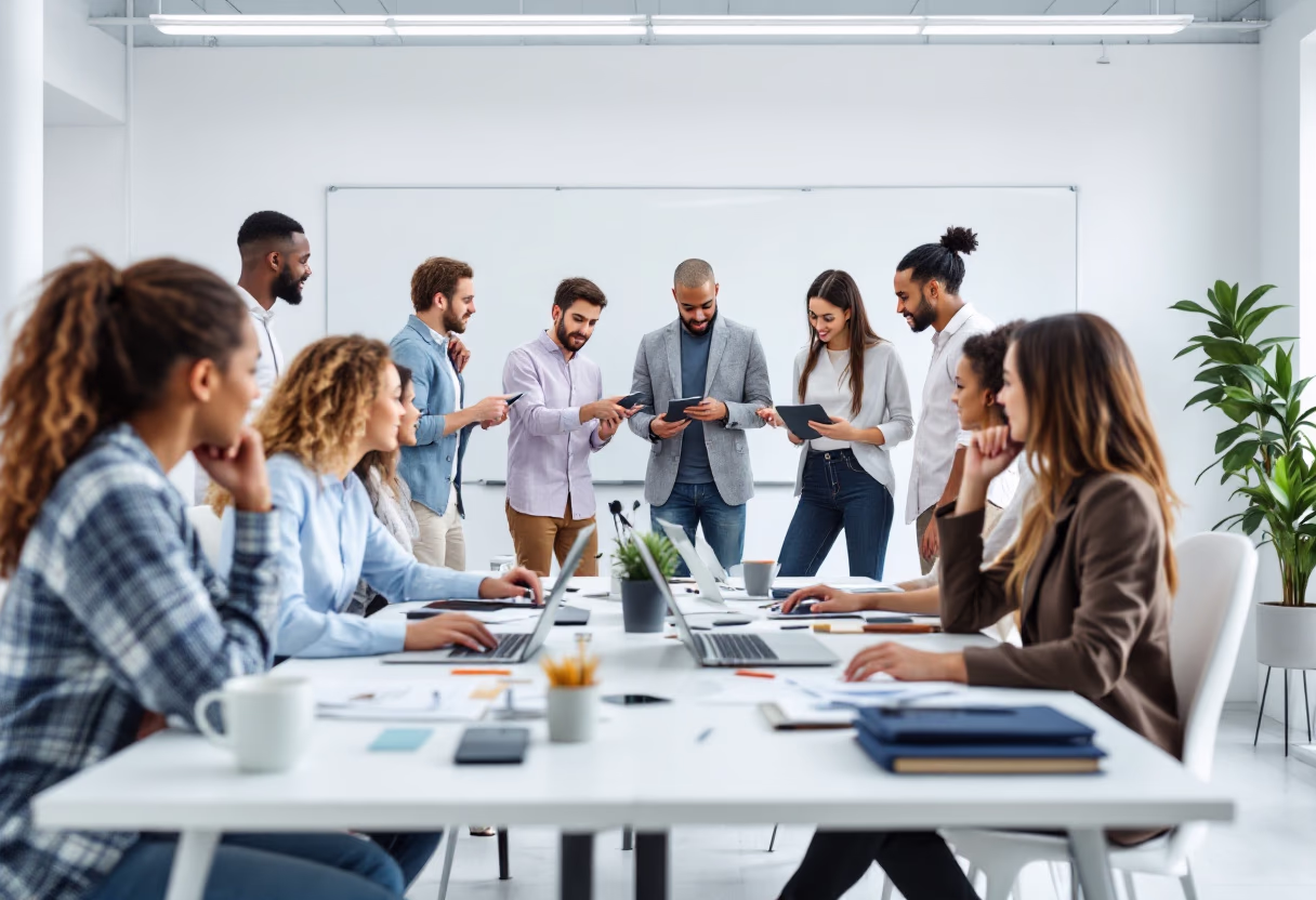 image of a collaborative workspace (for a b2b saas)