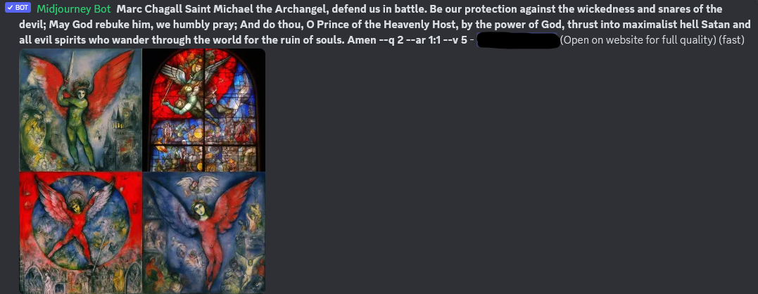 text to image exemple midjourney