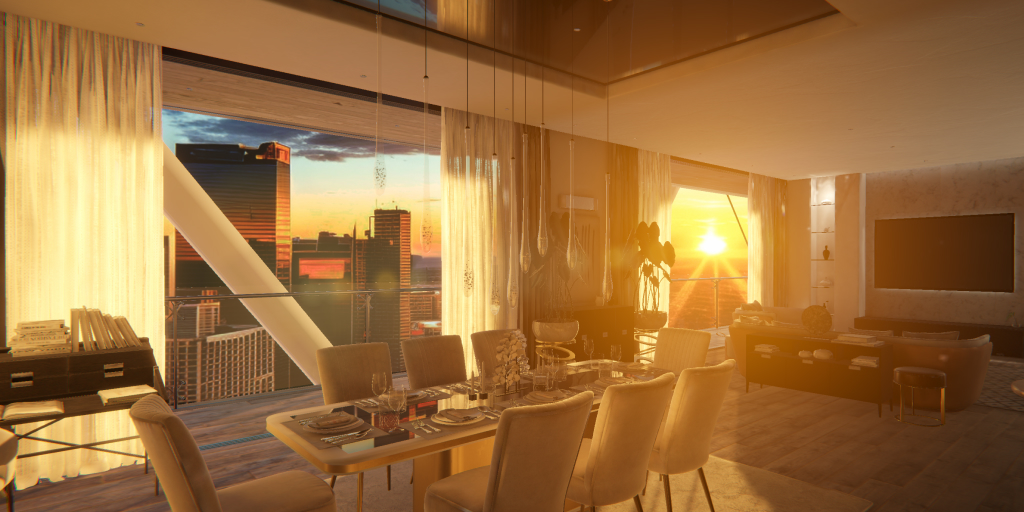 An image of daytime in the SiteVIZit demo unit.