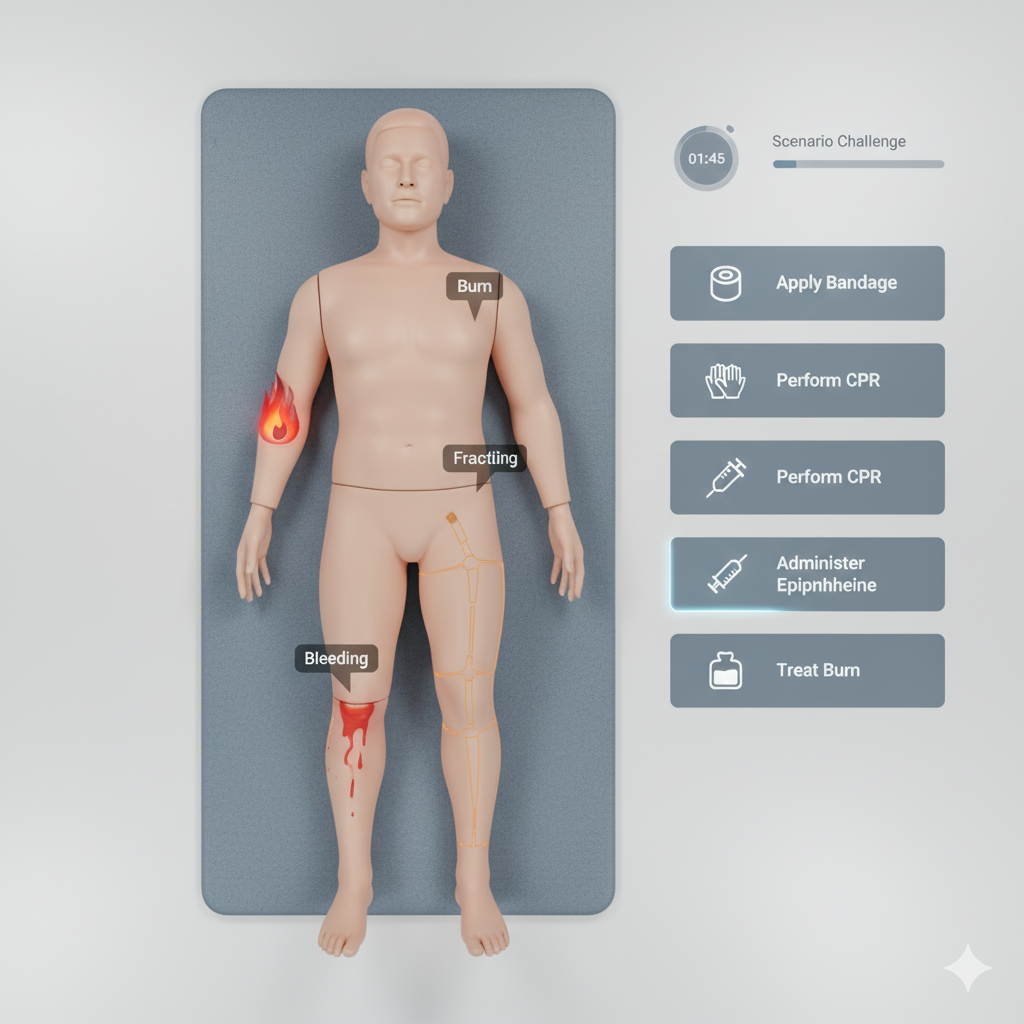 <subject>[interface] image of a screenshot of a learning module (for a edtech))</subject>