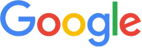 Farbiges Google-Logo auf transparentem Hintergrund
