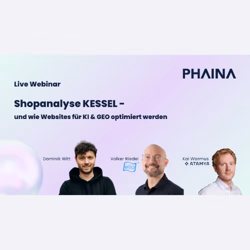 Shopanalyse KESSEL – und wie Websites für KI & GEO optimiert werden