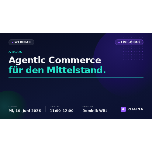 Agentic Commerce für den Mittelstand. Argus – der digitale Produktberater.