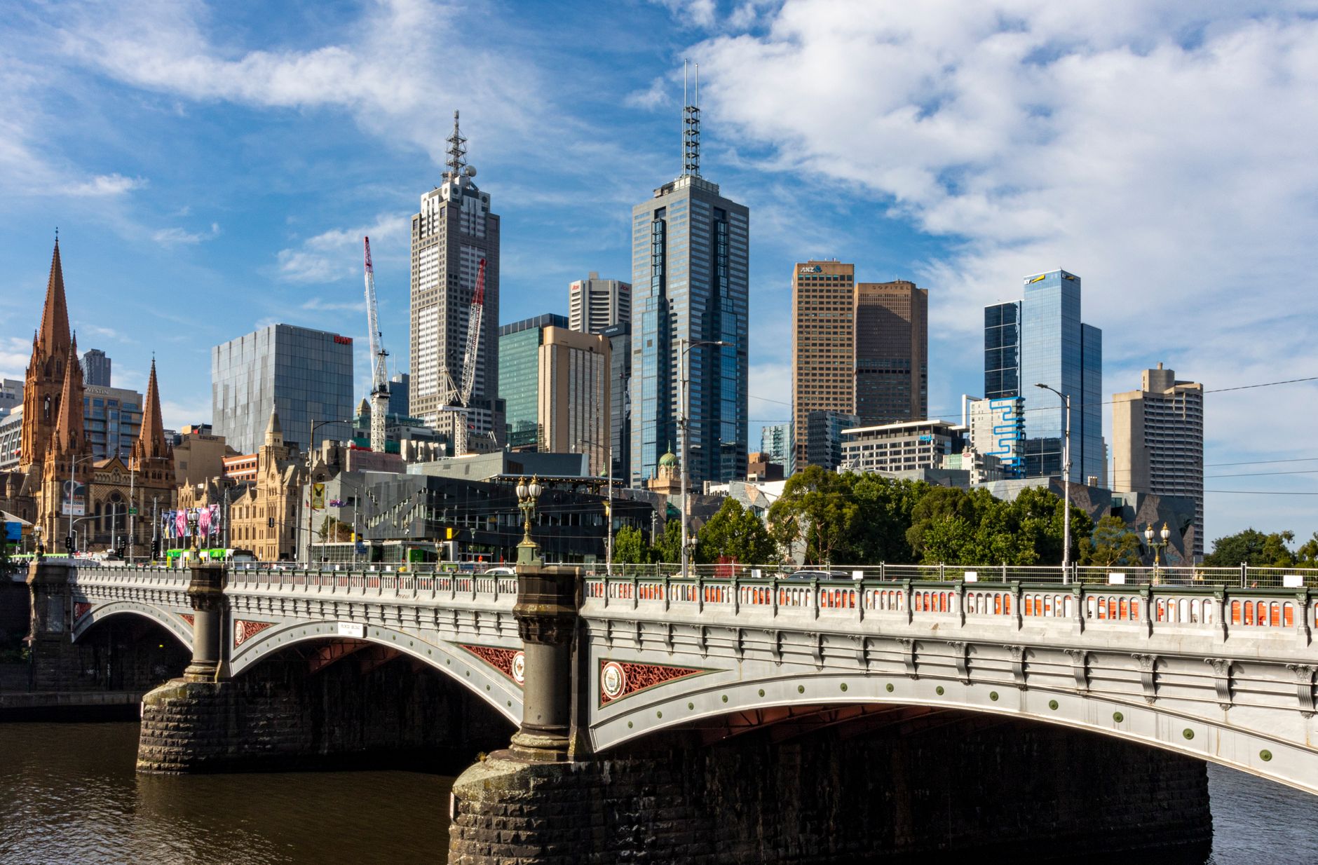 Melbourne skyline skilled visa immigration points