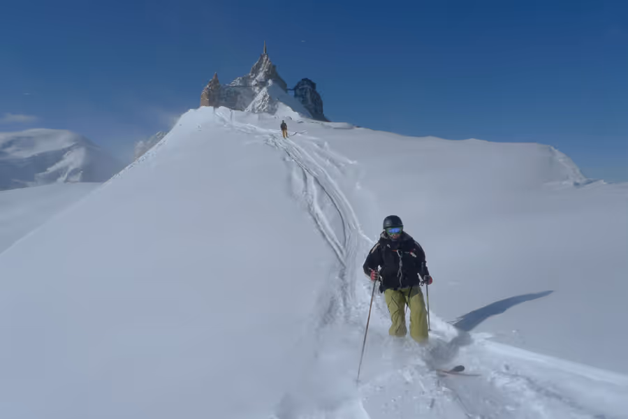 Vallée Blanche with guide - Skiing from Aiguille du Midi