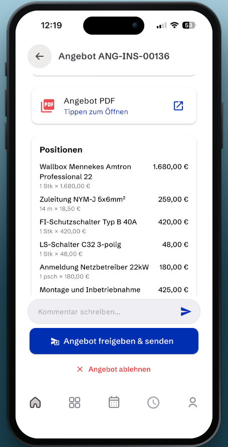 Smalt App – Platzhalter