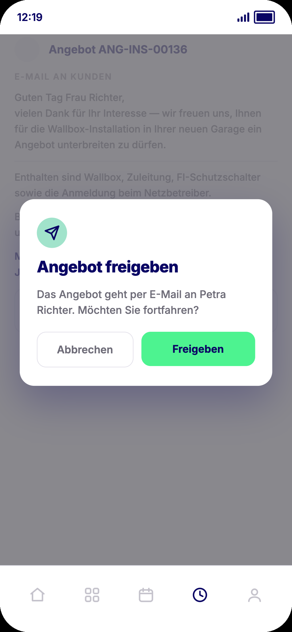 smalt App – Freigabe