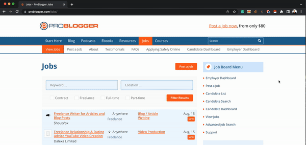 The process of exporting files using Instant Data Scraper