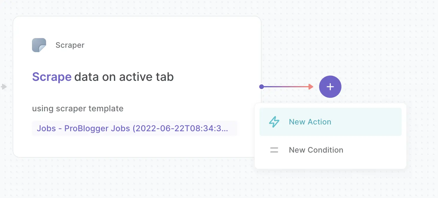 Complete your automation for web scraping.