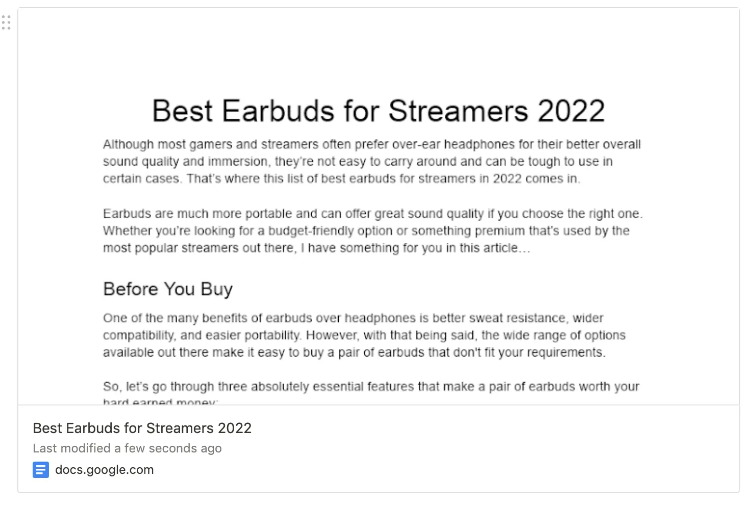 How to embed Google Sheets and Docs to Notion.