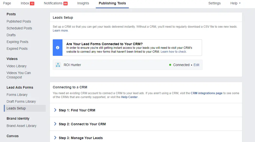 Facebook lead generation - Integrate Facebook lead ads with your CRM or automation platform