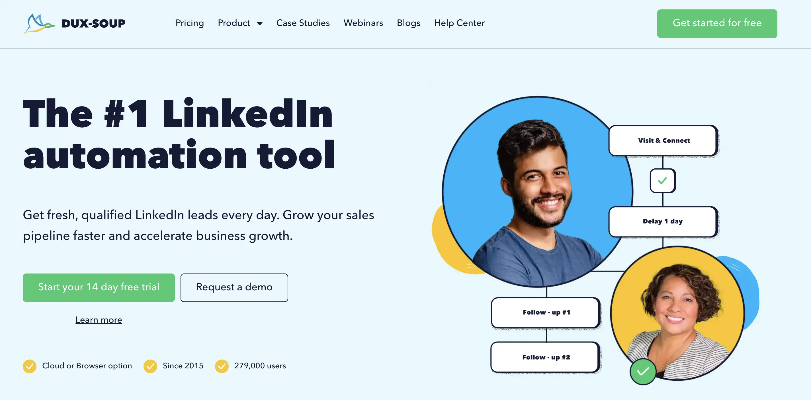 Dux-Soup LinkedIn Automation Tool