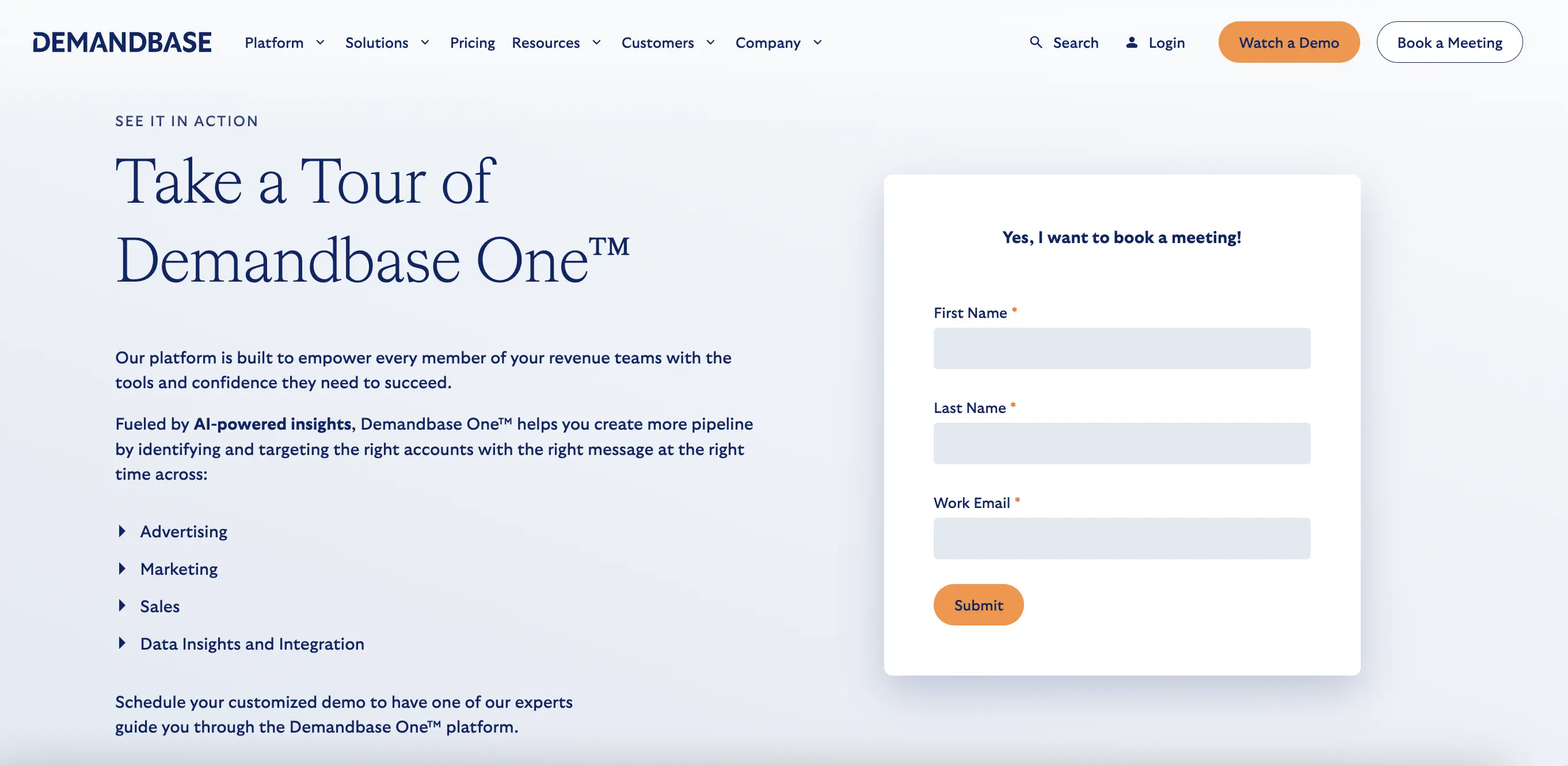DemandBase pricing and plans 2025
