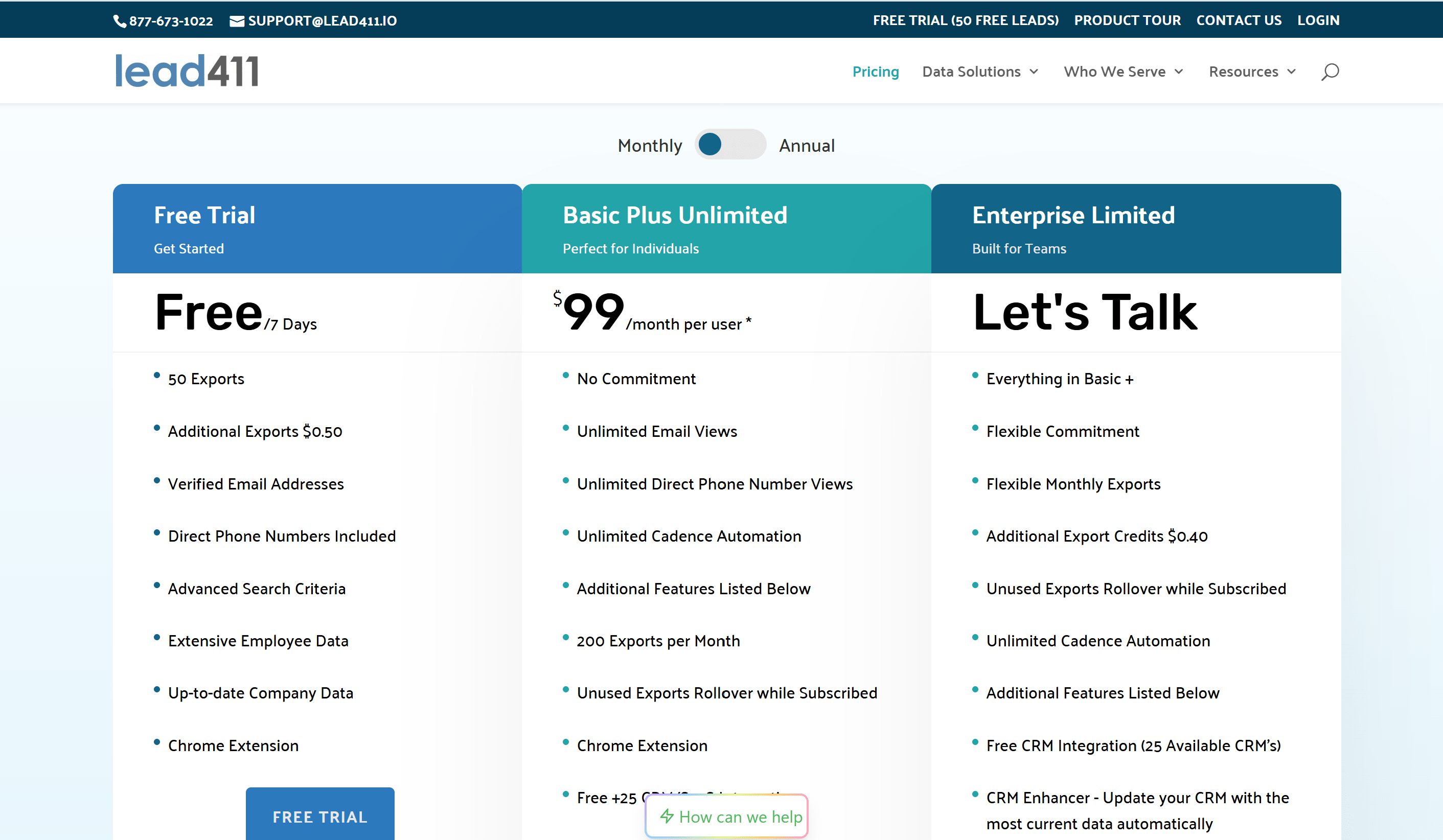  Lead411 pricing and plans 2025